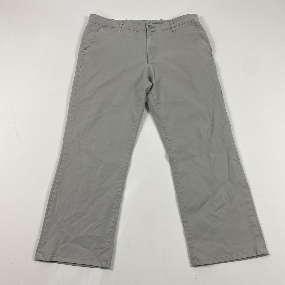 AG Adriano‎ Goldschmied Pants Mens 36 Gray Standard Issue Straight Stretch Twill